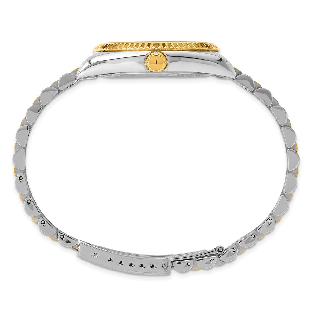 Mens Mountroyal Two-tone IP-plated White Dial Watch