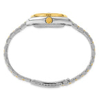 Mens Charles Hubert Two-tone Stainless Steel Silver-White Dial Watch