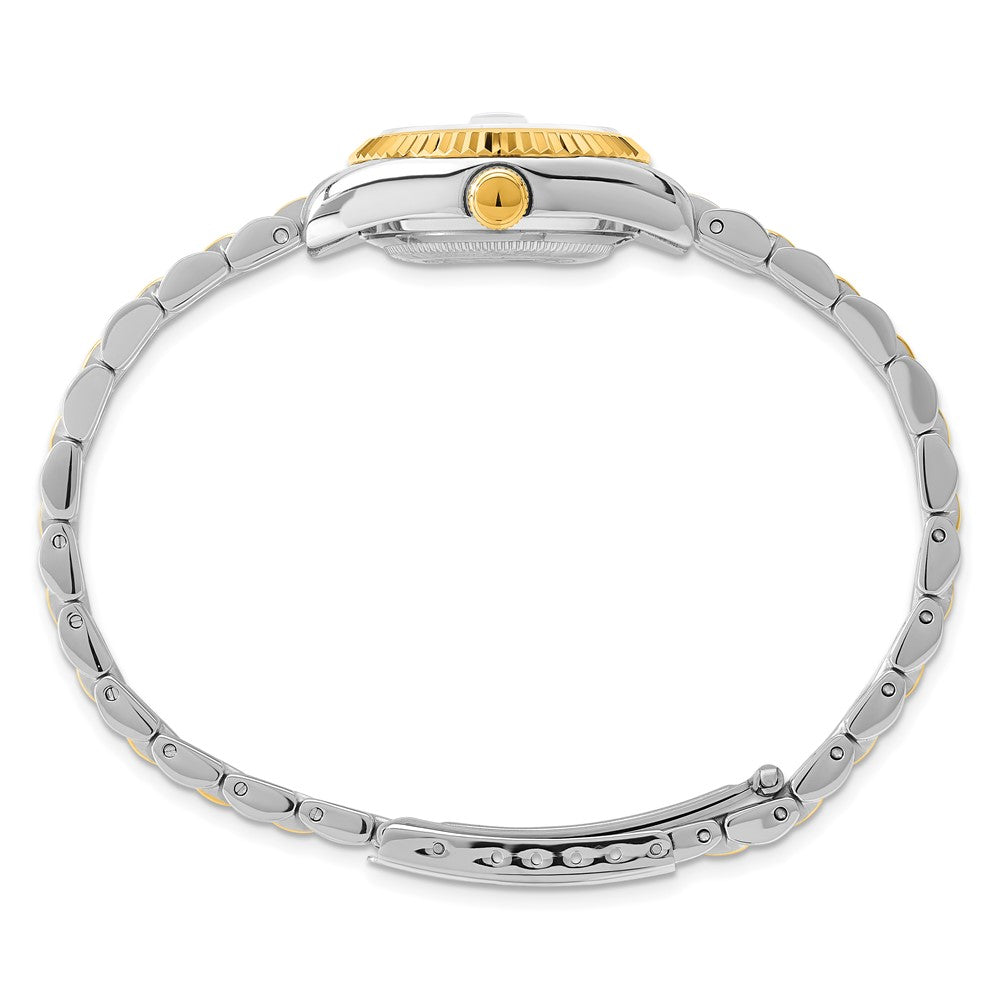 Ladies Charles Hubert Two-tone Stainless Band Silver-White Dial Watch