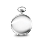 Charles Hubert Stainless Steel Off White Dial Super Slim Pocket Watch
