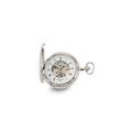 Charles Hubert Two-tone White Dial Pocket Watch