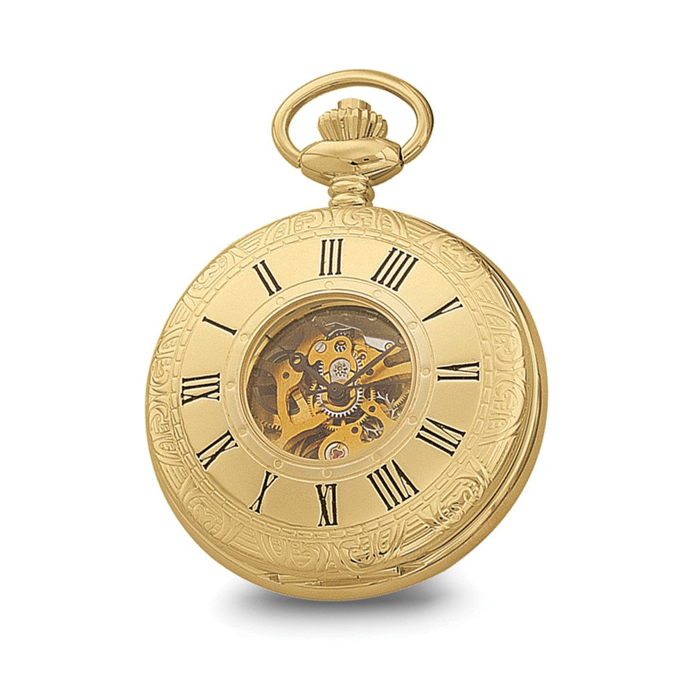 Charles Hubert Gold-finish White Dial Pocket Watch