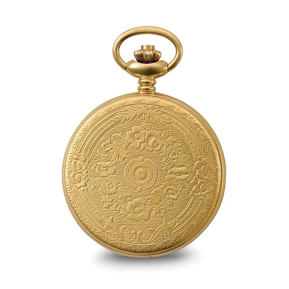 Charles Hubert Gold-finish White Dial Pocket Watch