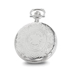 Charles Hubert Chrome-finish White Dial Pocket Watch