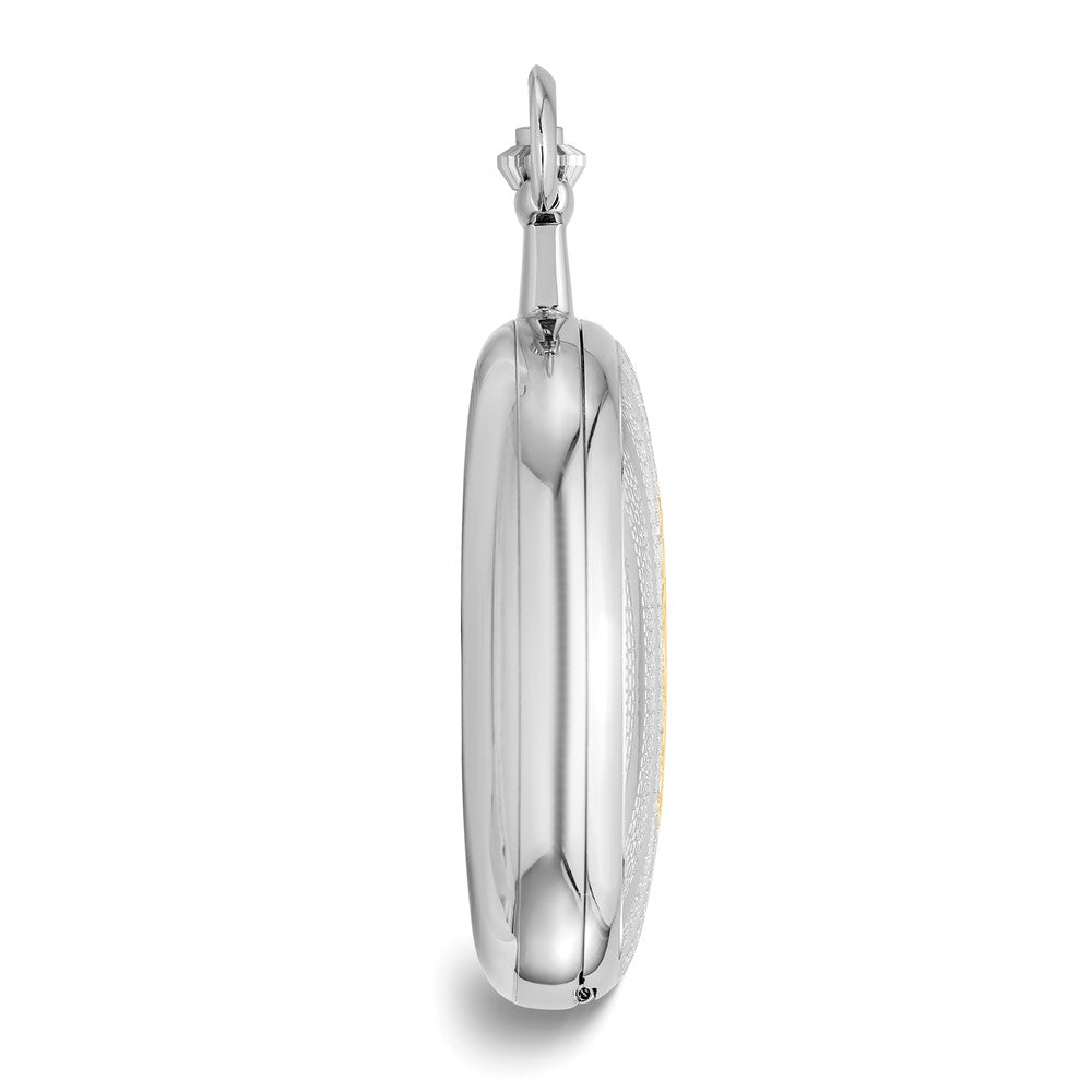 Charles Hubert Two-tone White Dial Pocket Watch