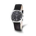 Ladies Charles Hubert Stainless Steel Leather Band 29mm Watch
