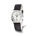 Ladies Charles Hubert Stainless Steel Leather Band 29mm Watch