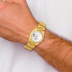 Charles-Hubert Yellow IP-plated Stainless Steel Champagne Dial with Date Watch