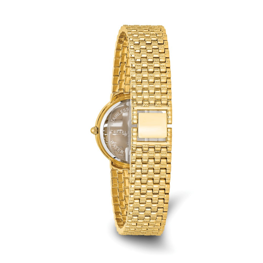 Mens Charles Hubert Satin Gold-finish Brass 32mm Watch