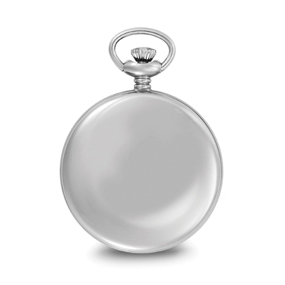 Charles Hubert Stainless Steel Open Face Pocket Watch