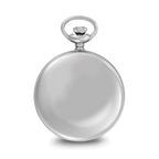 Charles Hubert Stainless Steel Open Face Pocket Watch