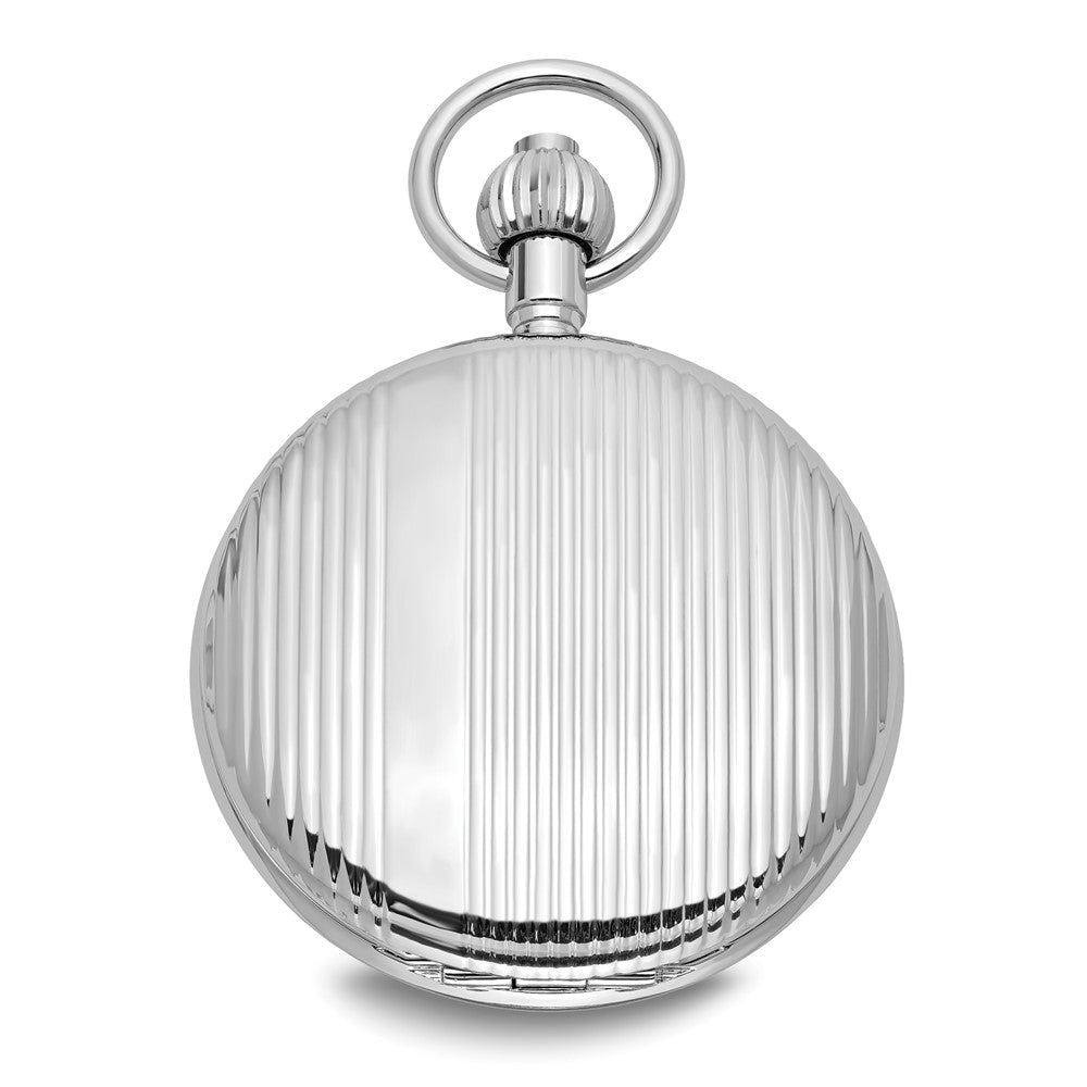 Charles Hubert Chrome-finish Brass Striped Pocket Watch