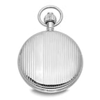 Charles Hubert Chrome-finish Brass Striped Pocket Watch
