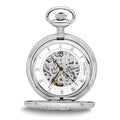 Charles Hubert Polished Brass Window Cover Pocket Watch