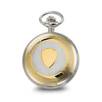 Charles Hubert Two-tone Gold-finish Double Cover Pocket Watch