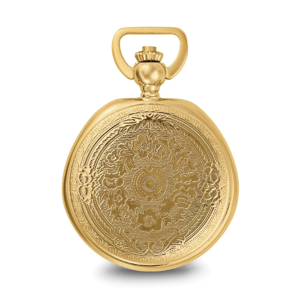 Charles Hubert Gold-finish Brass w/Shield Pocket Watch