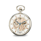 Charles Hubert Chrome-finish Brass Open Face Pocket Watch