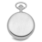 Swingtime Chrome-finish Brass Quartz Pocket Watch