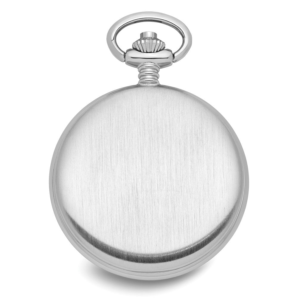 Swingtime Chrome-finish Brass Quartz Pocket Watch
