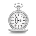 Swingtime Chrome-finish Brass Quartz Pocket Watch