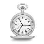 Swingtime Chrome-finish Brass Quartz Pocket Watch