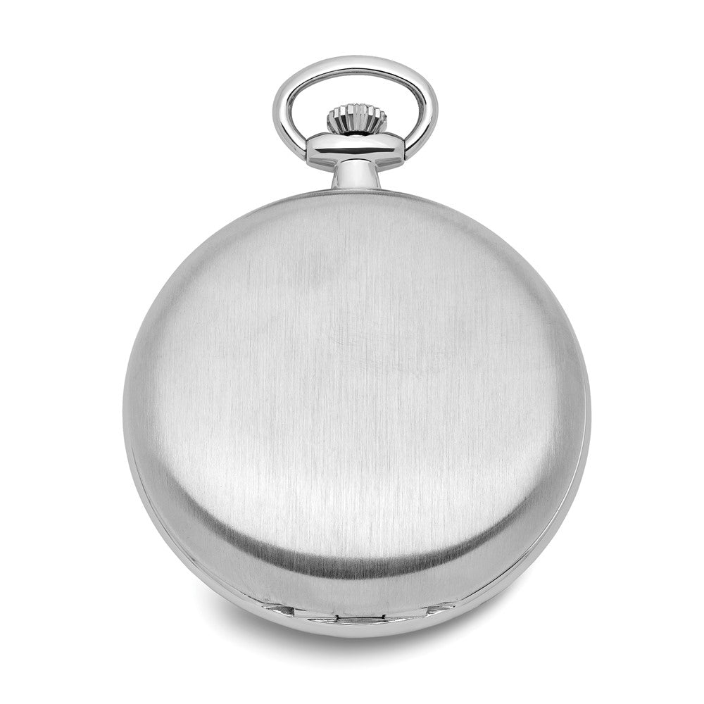 Swingtime Chrome-finish Brass 50mm Mechanical Pocket Watch