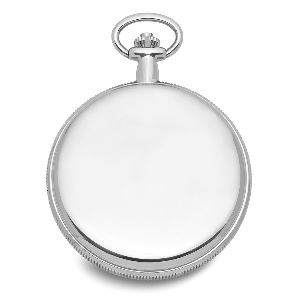 Swingtime Chrome-finish Brass 50mm Mechanical Pocket Watch