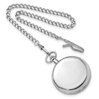 Swingtime Chrome-finish Brass 50mm Mechanical Pocket Watch