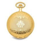 Swingtime Gold-finish Mechanical Double Cover Pocket Watch