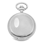 Swingtime Chrome-finish Brass Quartz Pocket Watch