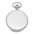 Swingtime Chrome-finish Brass Quartz Pocket Watch