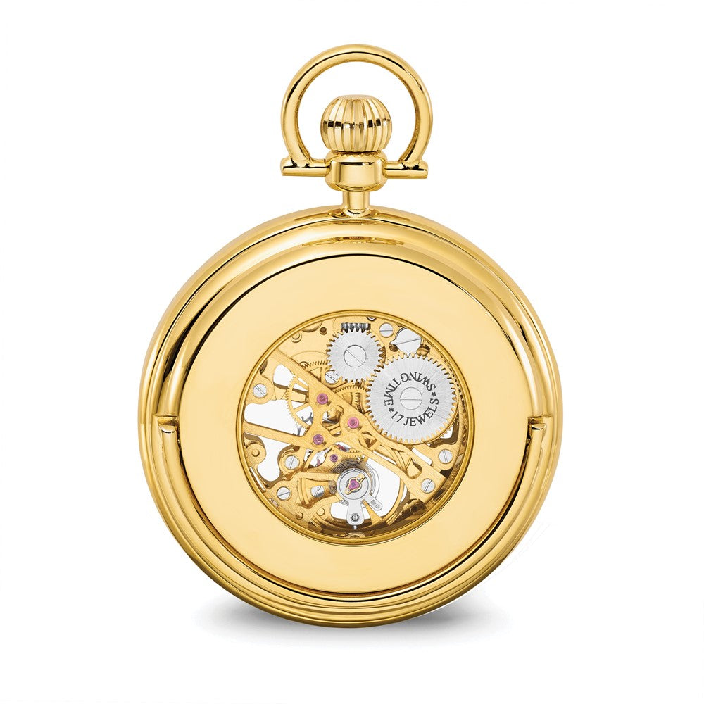 Swingtime Gold-finish Brass Stand Pocket Watch