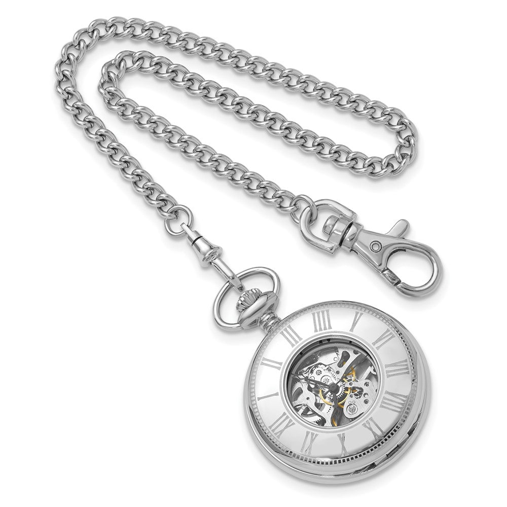 Swingtime Stainless Steel Mechanical Pocket Watch
