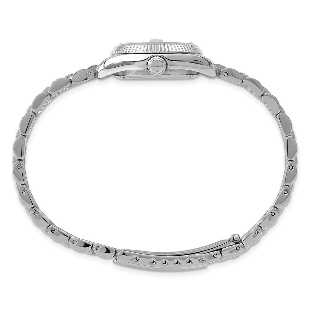 Ladies Charles Hubert Stainless Steel 26mm Black Dial Watch
