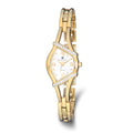 Ladies Charles Hubert Gold-finish Crystal Bezel 20mm Watch