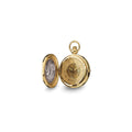 Charles Hubert Gold-finish Brass 2-Photo Insert Pocket Watch