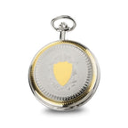 Charles Hubert Gold-finish Brass Two-tone Skeleton Dial Pocket Watch