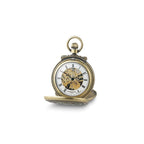 Charles Hubert Antique Gold-finish Skeleton Pocket Watch