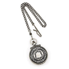 Charles Hubert Antique Chrome-finish Skeleton Pocket Watch