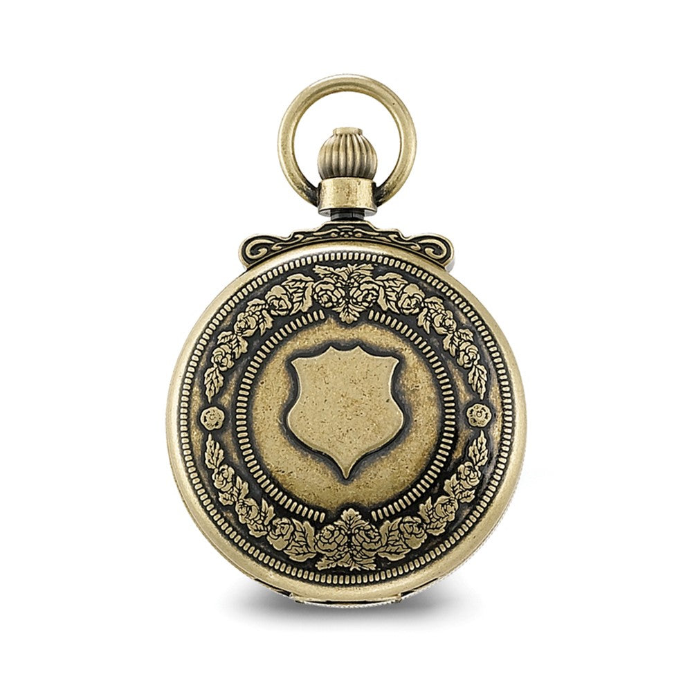 Charles Hubert Antique Gold-finish Skeleton Pocket Watch