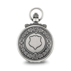 Charles Hubert Antique Chrome-finish Skeleton Pocket Watch