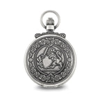 Charles Hubert Antique Chrome-finish Lion Crest Pocket Watch