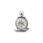 Charles Hubert Antique Chrome-finish Lion Crest Pocket Watch