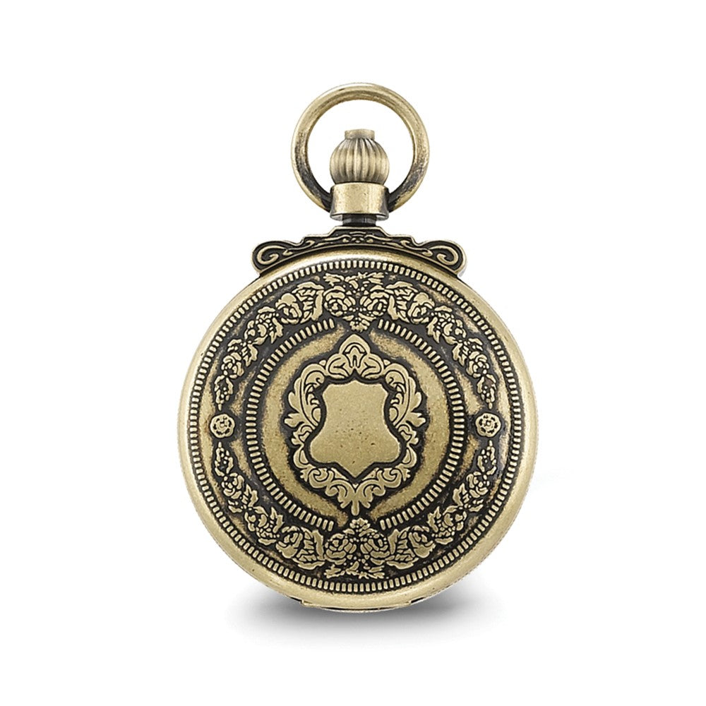 Charles Hubert Antique Gold-finish Shield Pocket Watch