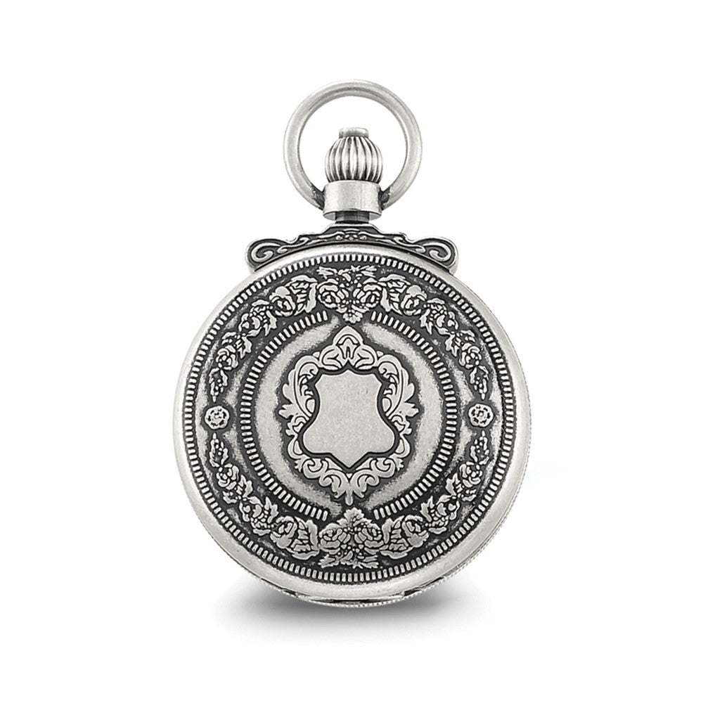 Charles Hubert Antique Chrome-finish Shield Pocket Watch