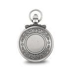 Charles Hubert Antique Chrome-finish Shield Pocket Watch