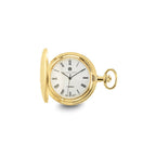 Charles Hubert Gold-finish Brass White Dial Pocket Watch