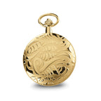 Charles Hubert Gold-finish Brass White Dial Pocket Watch
