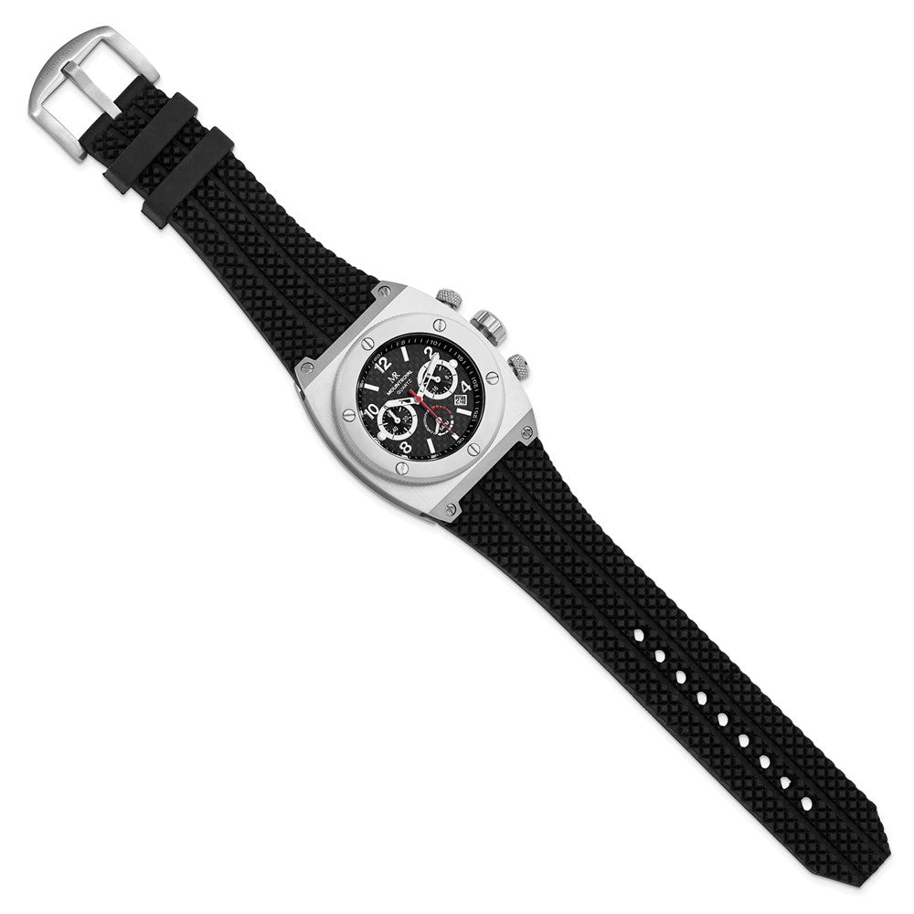 Mens Mountroyal Chronograph Polyurethane Band 43x47mm Watch