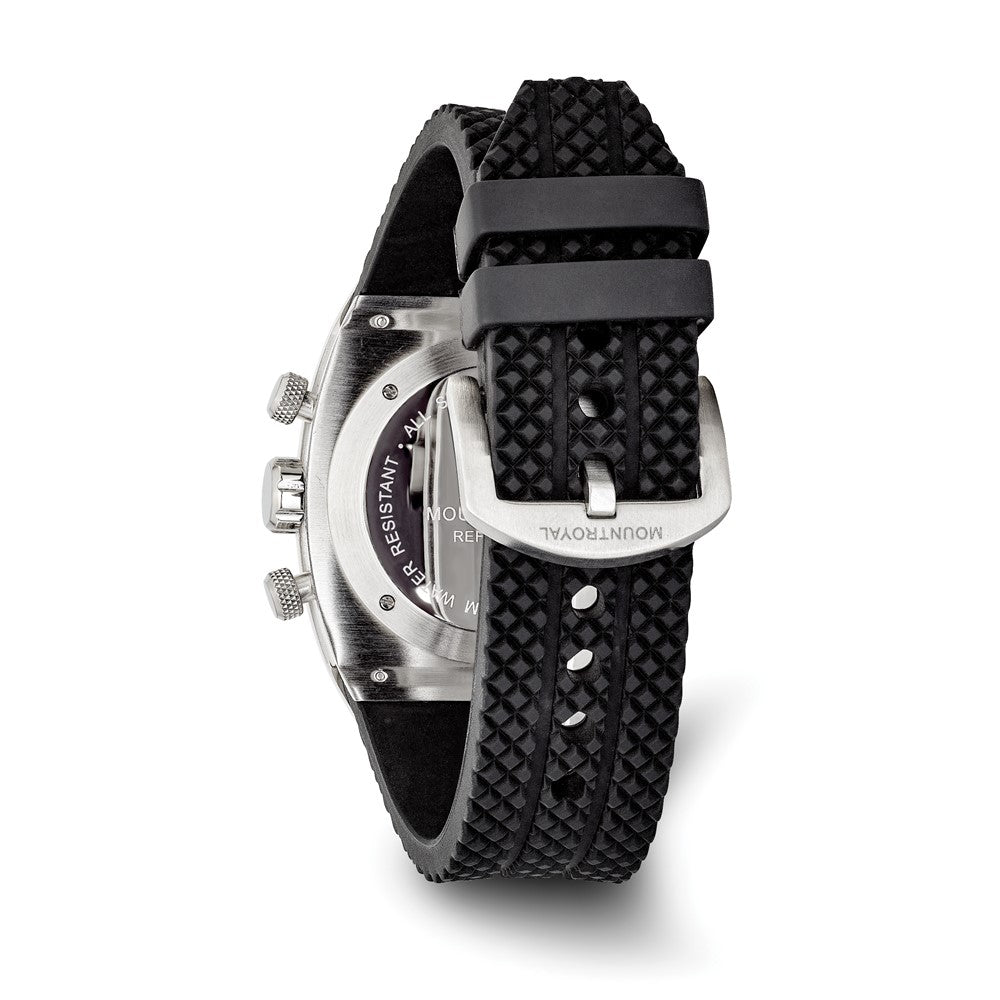 Mens Mountroyal Chronograph Polyurethane Band 43x47mm Watch